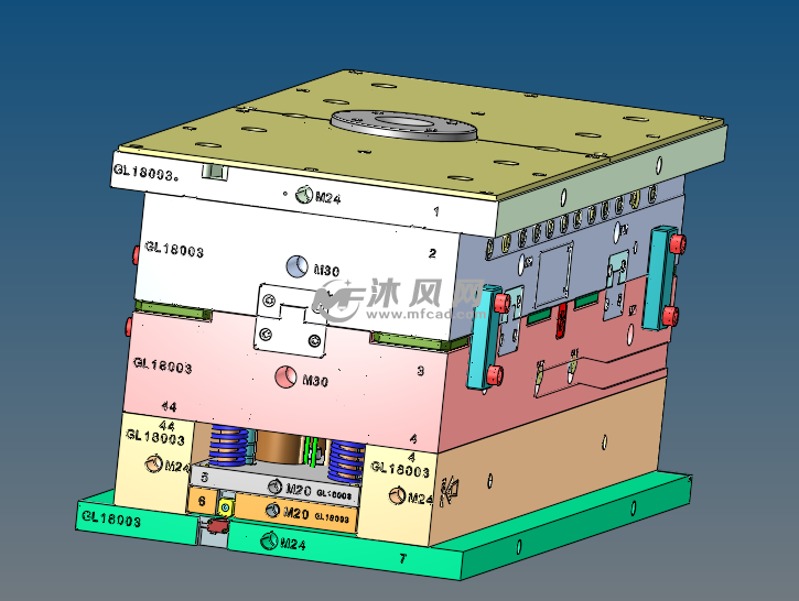 機殼上蓋模具sw