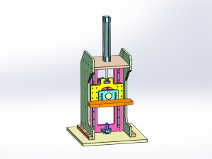 料箱升降翻转机构