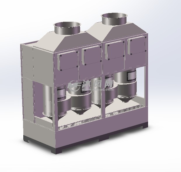 水帘气旋双级过滤喷漆柜