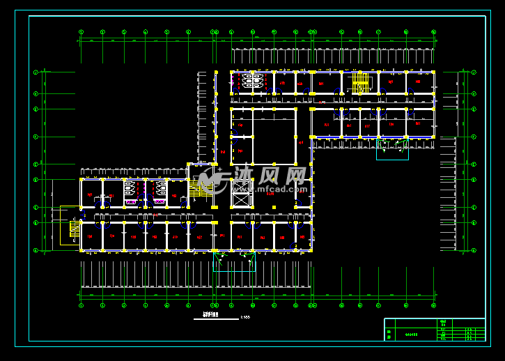 某医院建筑设计方案图- 设计方案图纸 - 沐风网