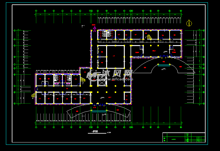 某医院建筑设计方案图- 设计方案图纸 - 沐风网
