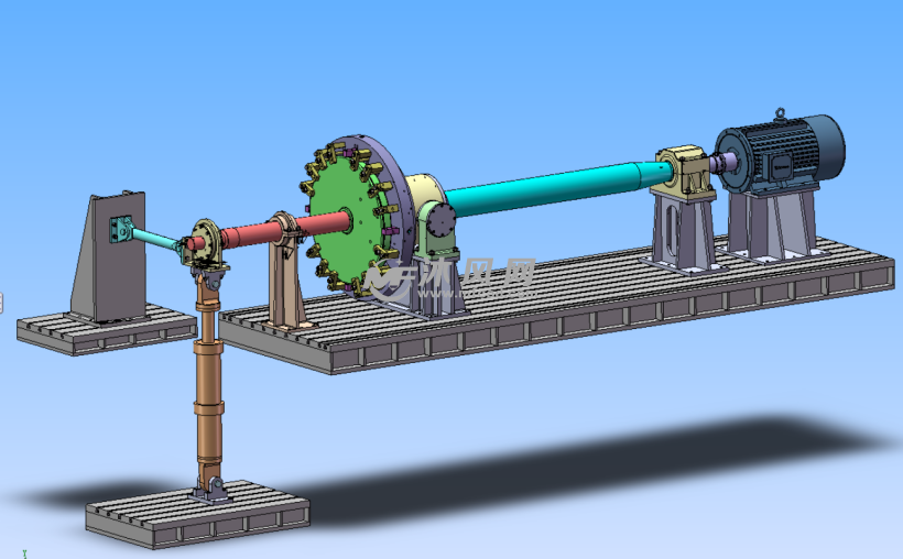 轮轴旋转弯曲疲劳试验台