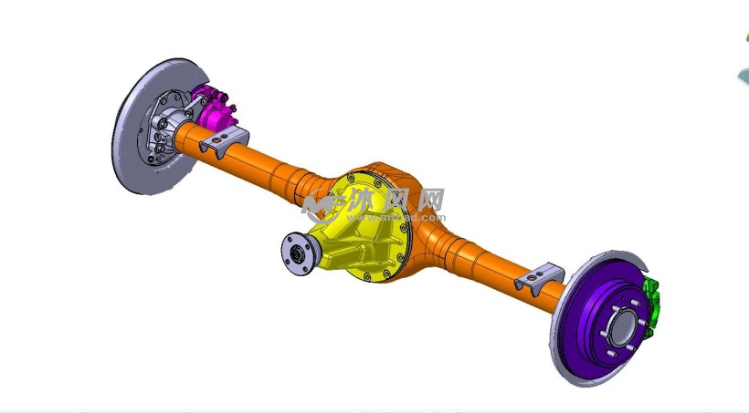 后桥结构整体图