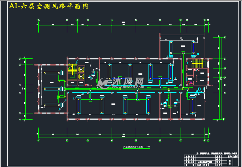 建筑空调板平面图图片