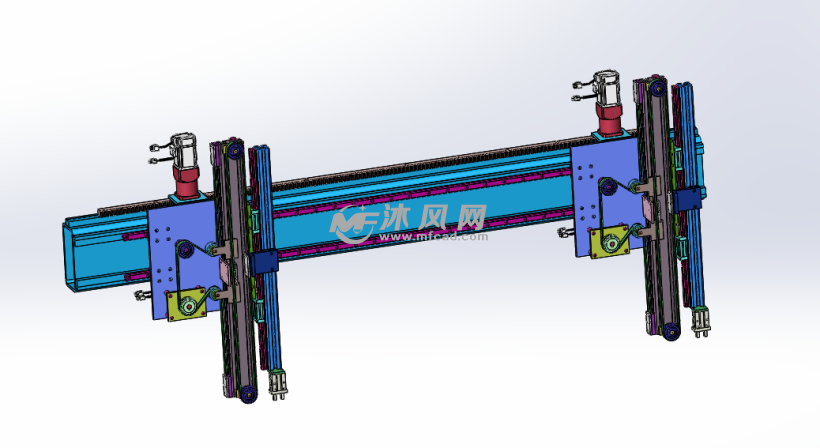 双轴机械手设计图
