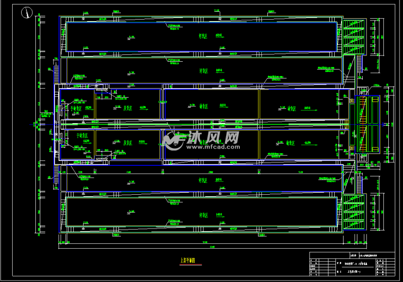 污水处理厂aao工艺平面图剖面图大样图- 环保图纸 - 沐风网