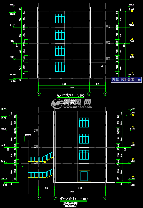 建施-中心小学综合楼建筑施工图
