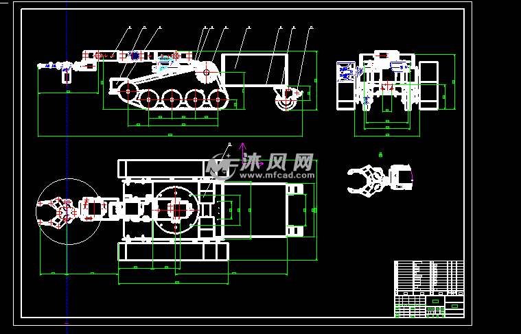 机械手履带车结构设计