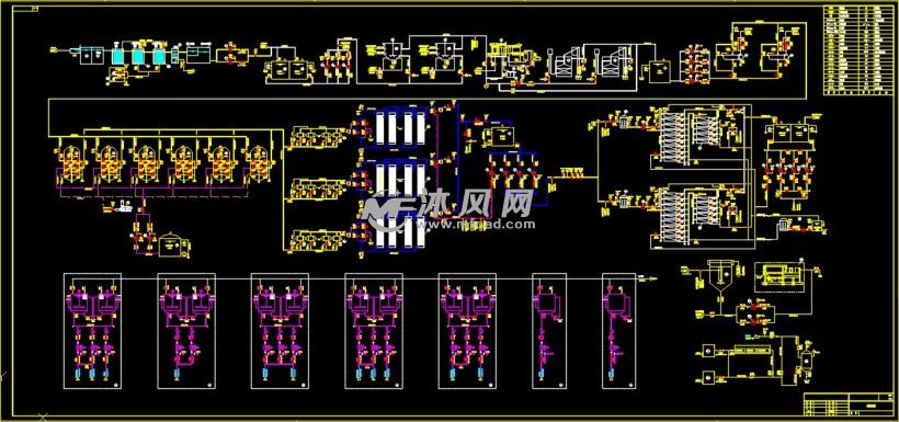 400th電廠廢水處理回用除鹽水項目圖紙