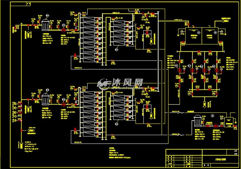 400th電廠廢水處理回用除鹽水項目圖紙