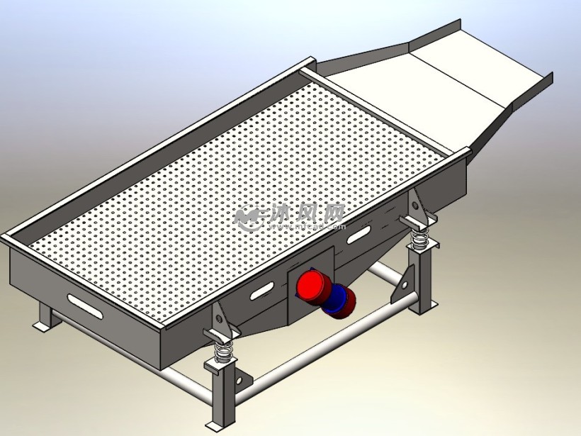 震動篩3d設計