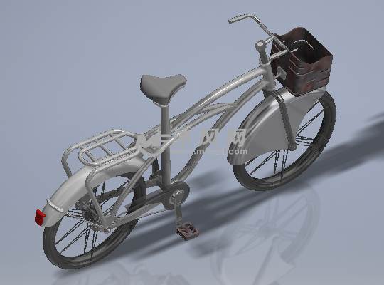 家用自行车设计俯视图