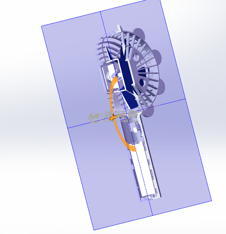 手柄电风扇的3d打印设计