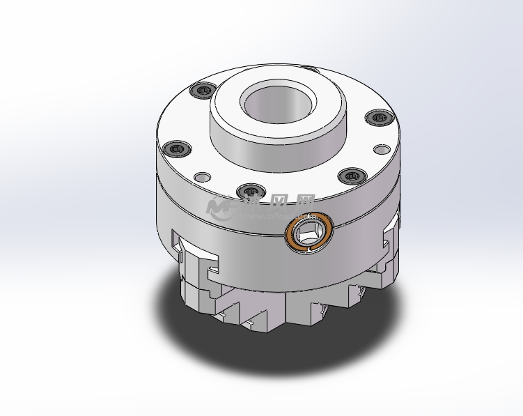 带夹紧球的定心孔夹具
