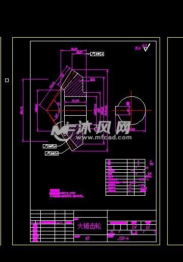 锥齿轮轴变速箱