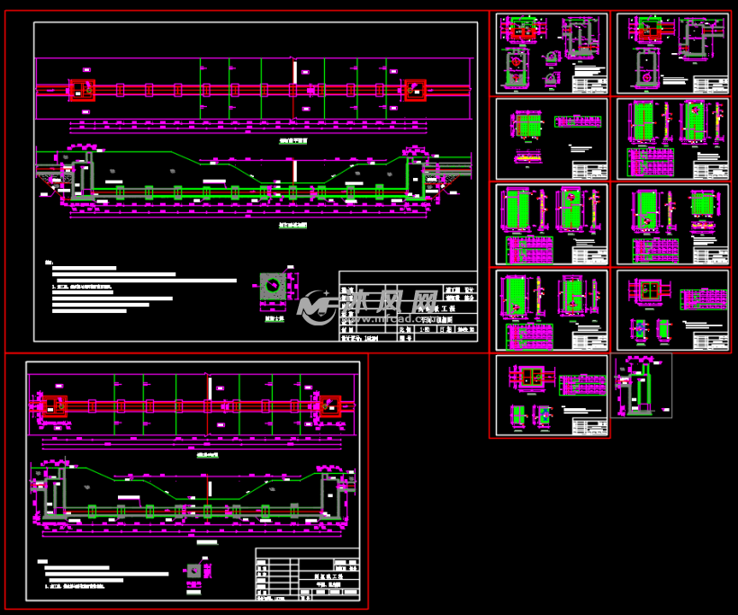 水工程倒虹吸全部图笨图纸为某项目水工程倒虹吸设计图纸,市政给排水