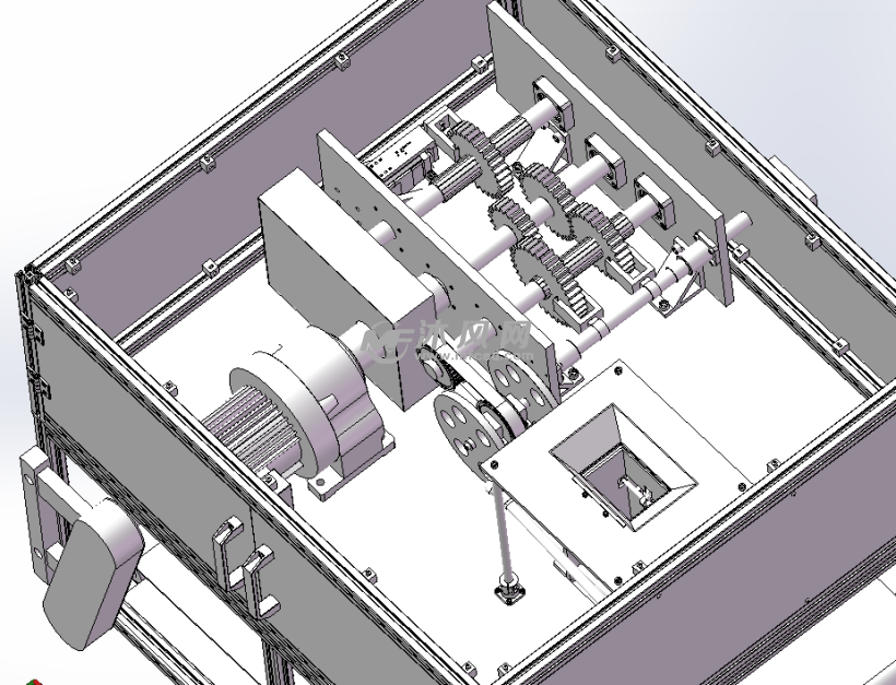 齿轮箱内部结构图图片