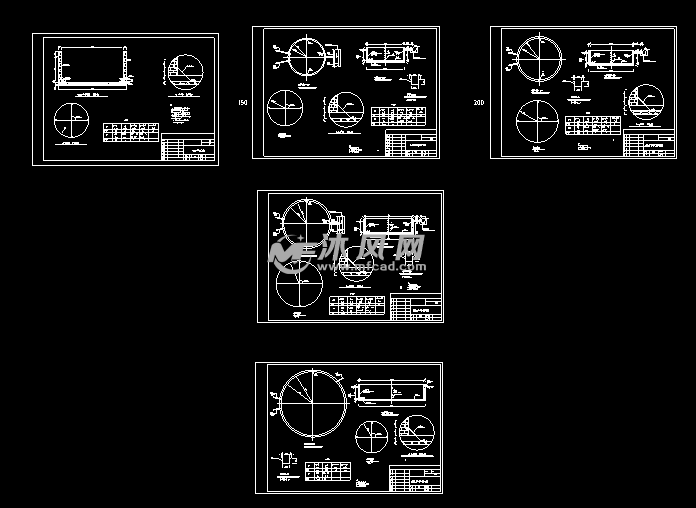 某地區100500立方米磚砌水池結構圖