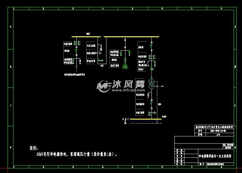 10kv配电工程图纸