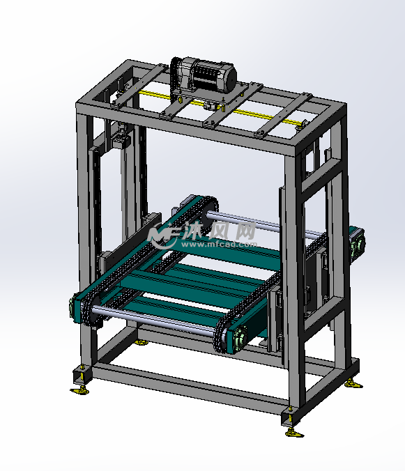 链条提升机3d设计
