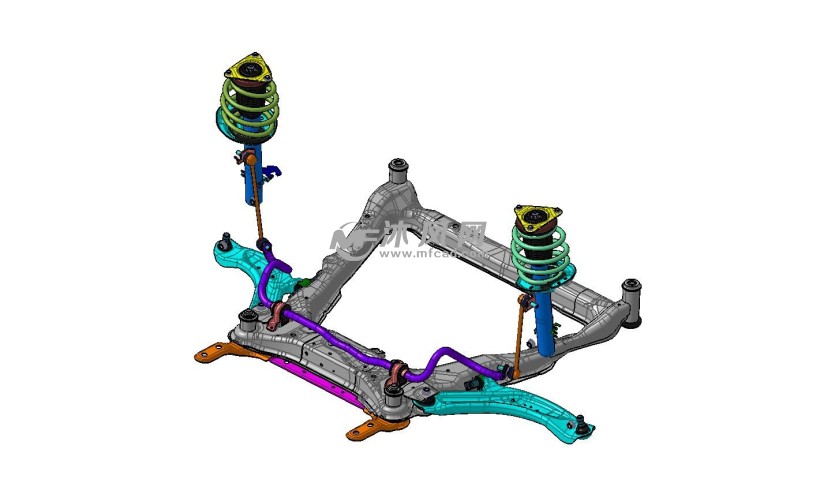前悬架结构整体图