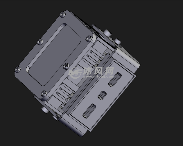 30 瓦 led 工作灯 - 零部件模型图纸 - 沐风网