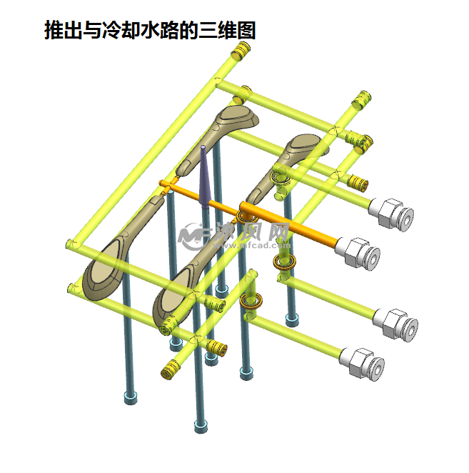 注塑模具冷却水路设计图片