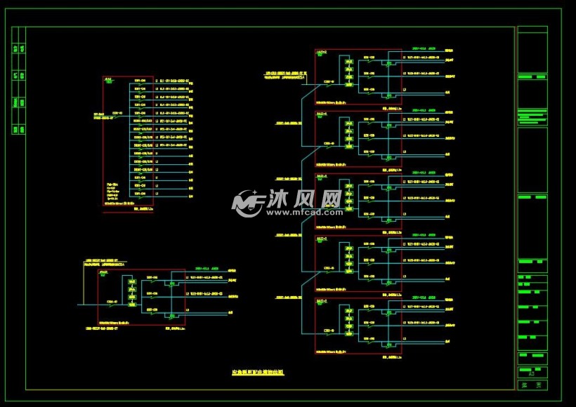 應急照明配電箱接線圖