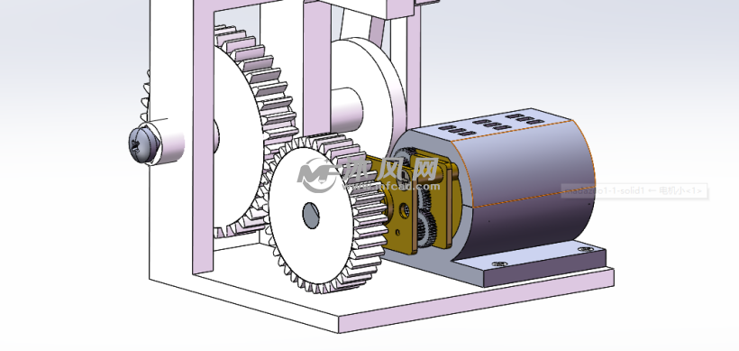 往复摆动机构 - 传动件图纸 - 沐风网