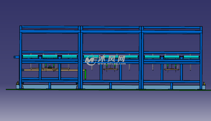 模具放置架设计图