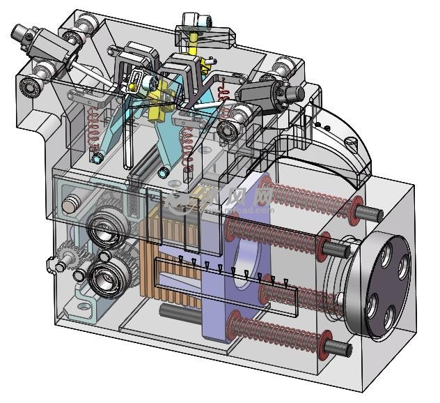 苹果套袋机内部结构图