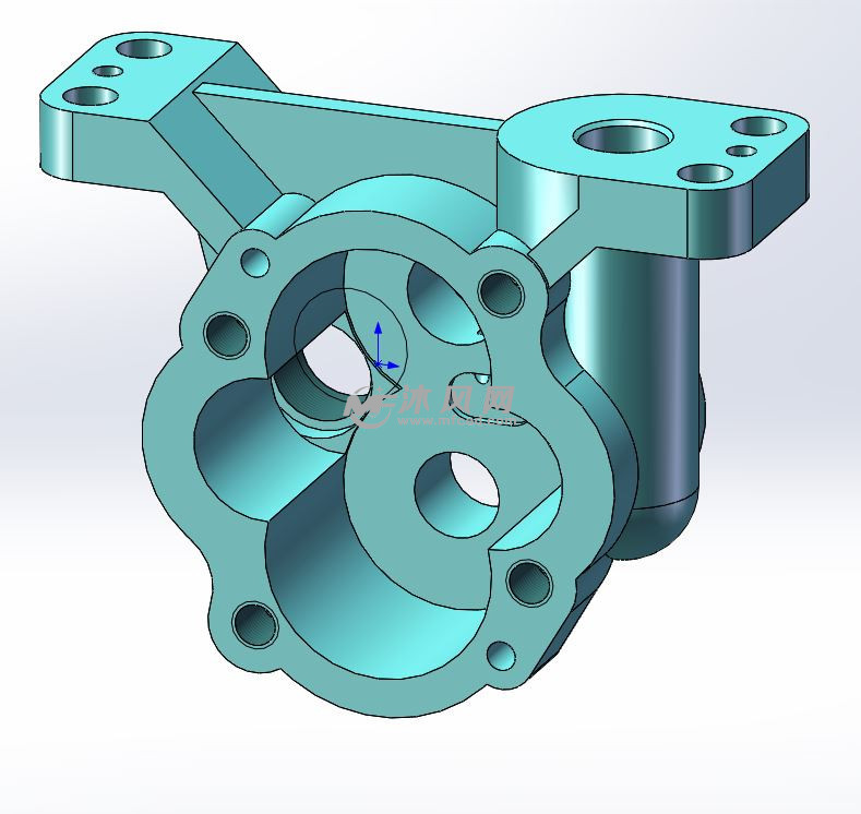 齿轮油泵solidworks模型