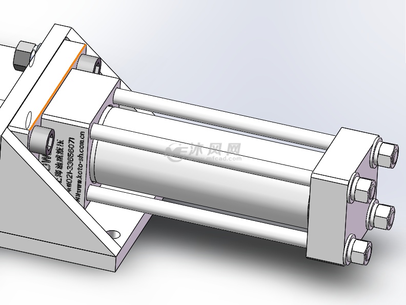 反转压紧部件 - 包装机械图纸 - 沐风网