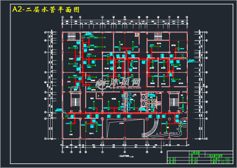 某十四层大厦空调系统及机房设计- 暖通图纸 - 沐风网