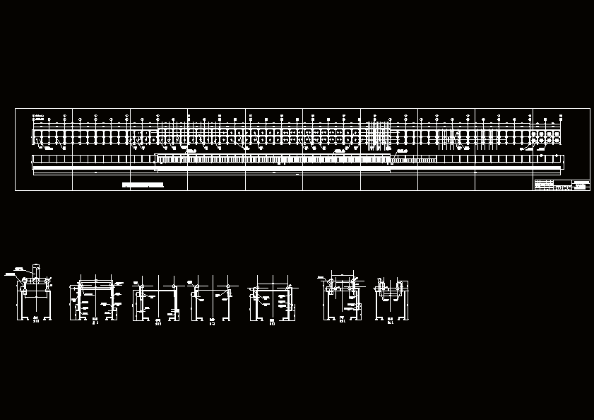 70m燃气隧道窑cad图纸