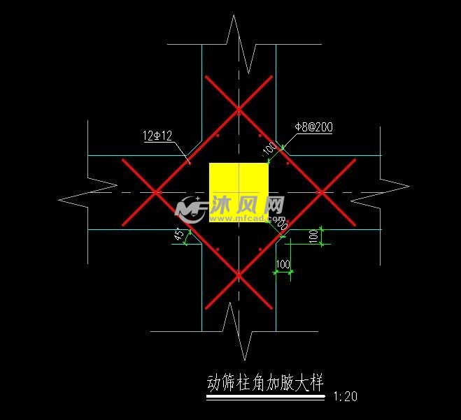 動篩柱角加腋大樣剪力鍵大樣設 計 說 明圖紙參數圖紙id: 1048609