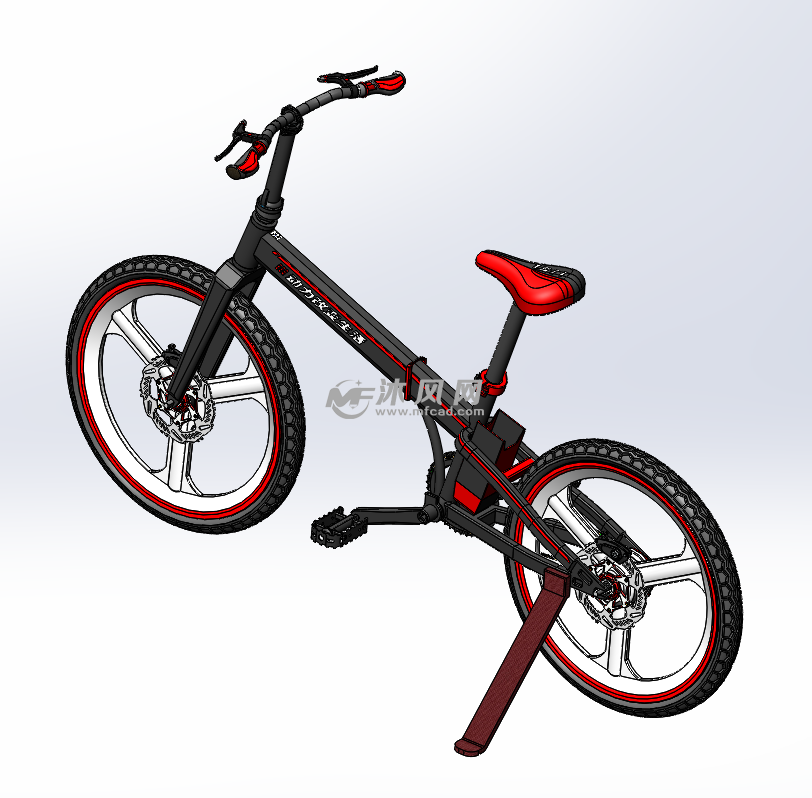 助力自行车主视图