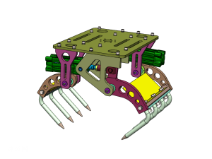 两轴机械手夹爪