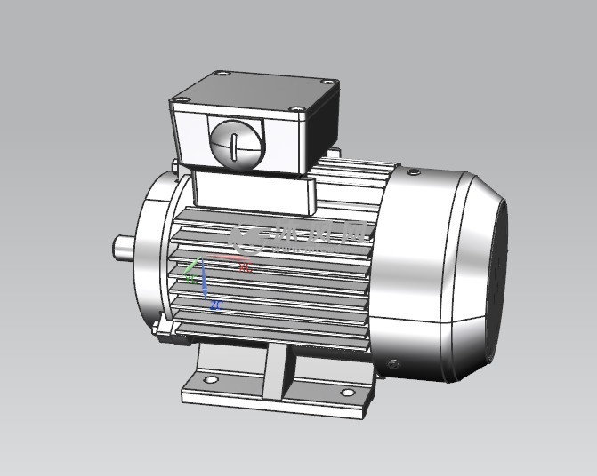三项异步电机二维装配图