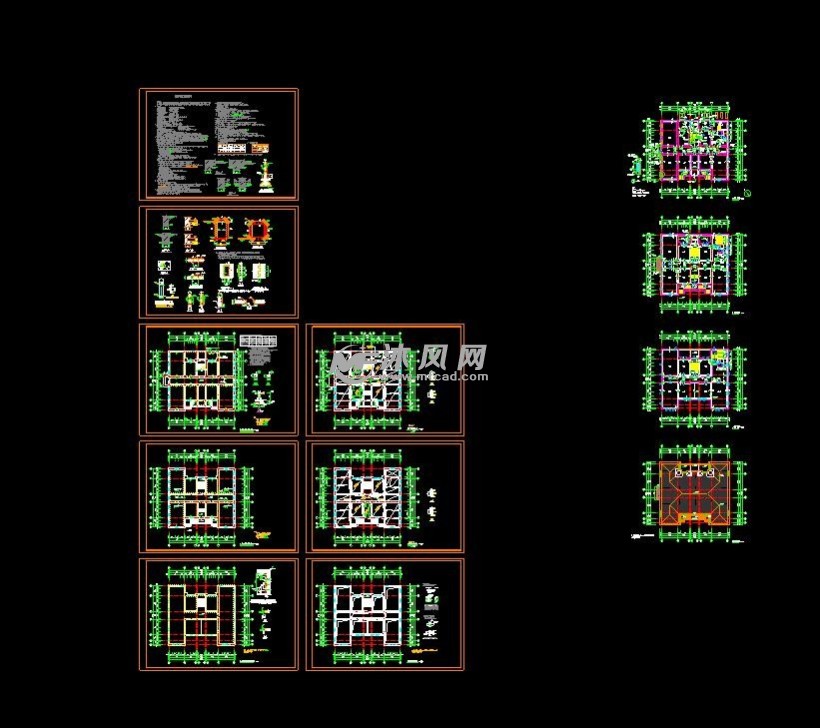三层砖木坡屋顶房屋加固施工图