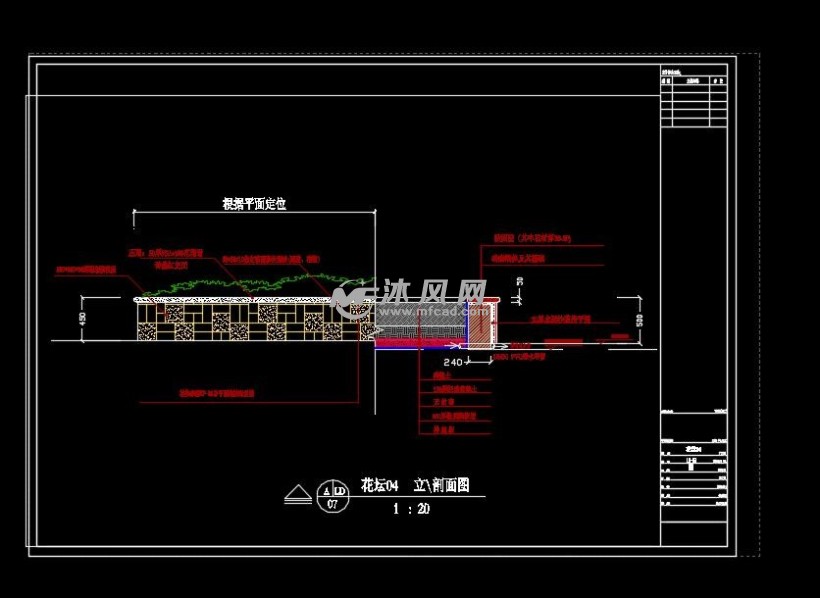 雕塑本施工圖設計範圍包括道路廣場鋪裝,路面排水,照明工程,綠化工程