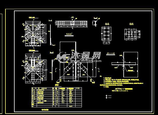 杆件建筑构成模型图片