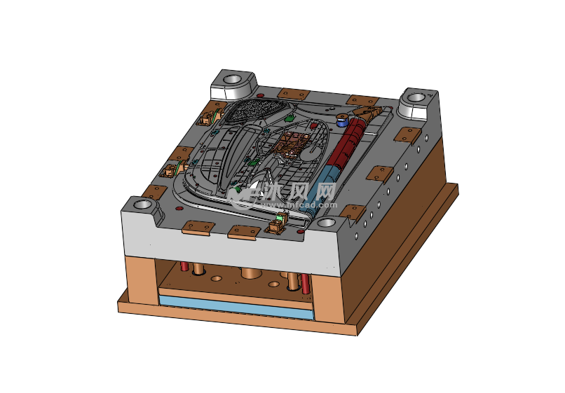汽车门板模具stp