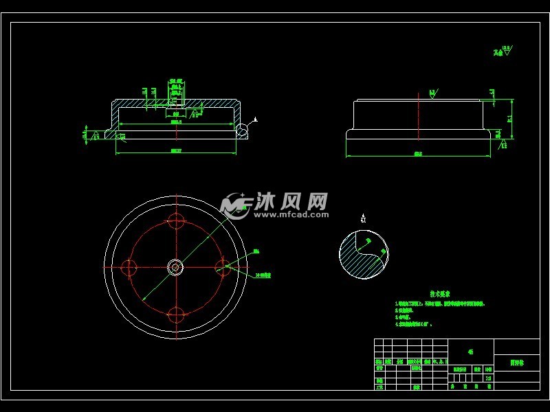 a2-回转体图纸参数图纸id: 1050970图纸格式:dwg图纸版本:autocad2004