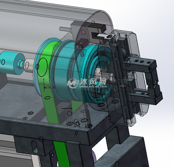 简夹紧旋转机构