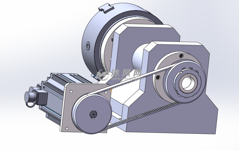 电机皮带传动部分