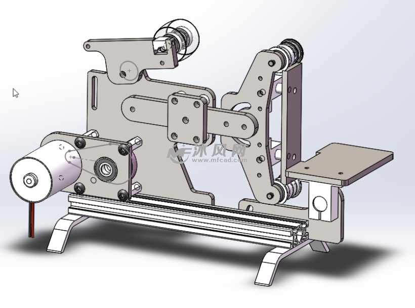 简易制作 砂带机 - 机械加工图纸 - 沐风网