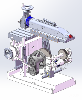 牛头刨床三维模型图纸合集的封面图