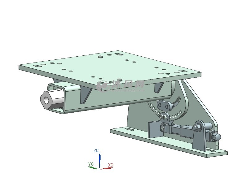 手动角度调节平台