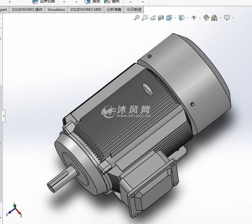 ye3-160l-4  俯视图